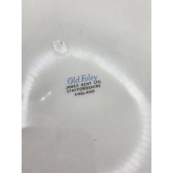 Vintage Old Foley Plate 10.75" Harmony Rose Platter James Kent Dish Roses & Gold - Picture 6 of 8